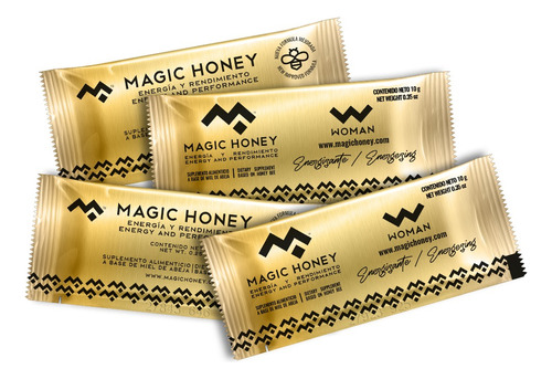 Mielmagic Honey 4 Sobres (2 Hombres Mas 2 Mujer)