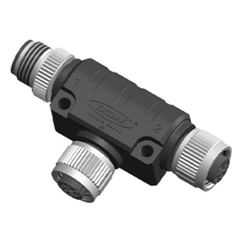 Ctm5-2f12s52n0 Conector Tipo T, M12, 5 Pines Entrada Hembra