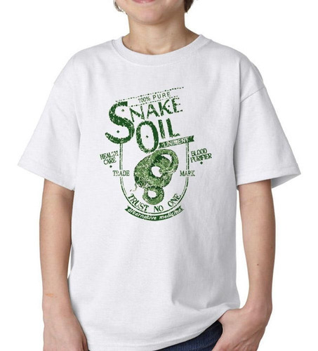 Remera De Niño Aceite De Serpiente Snake Oil