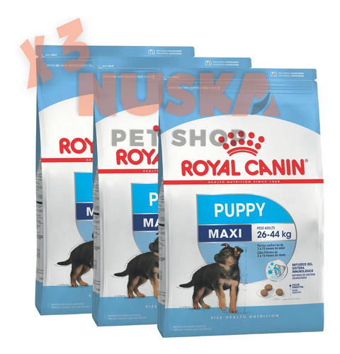 Royal Canin Maxi Puppy 3 Kg X 3 Unidades Cachorro Grande