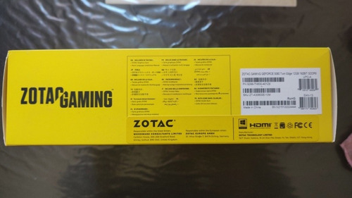 Zotac Gaming Gforce Rtx 3060 Twin Edge Oc 12gb 192bit Gddr6 (Usado)