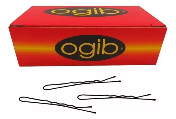 Clips Invisibles Ogib 200g Para Peinados De Cabello X5,6 Cm Color Negro