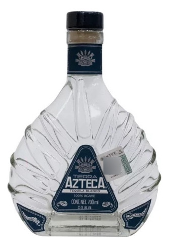 Tequila Bco. 100% Tierra Azteca 700 Ml C/agua Mineral 750 Ml