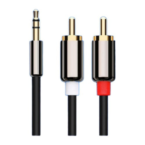 Cable Auxiliar Audio Sonido Rca A Plug 1 Metro Tienda Fisica