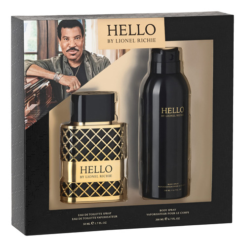 Lionel Richie Hello Men's Giftset (1.7 fl Oz Y 6.7 Oz En Aer