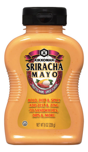 Sriracha Mayo 226g Kikkoman Mayonesa Con Toque De Sriracha