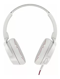 Audífonos Skullcandy Riff White Y Crimson