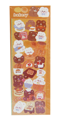 Tira Sticker Autoadhesivo Pegatinas Decorativas Kawaii 