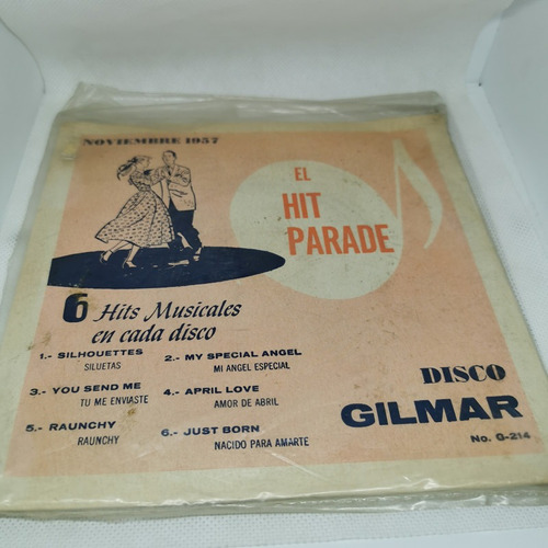 Disco 45 Rpm: El Hit Parade- Hits Musicales