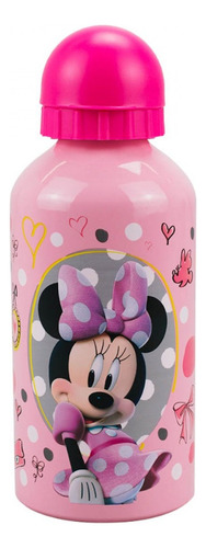 Garrafa Água Adulto Infantil Menina Menino Mickey Minnie Cor Rosa