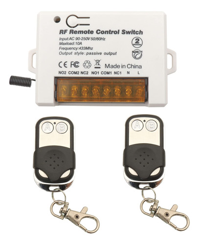 Dieserc Interruptor Control Remoto Inalambrico 2 Canal 433 V