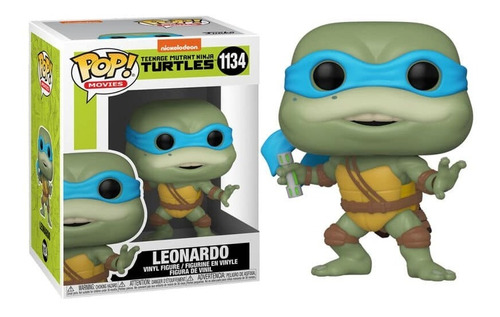 Funko Pop 1134 Leonardo Las Tortugas Ninja Original