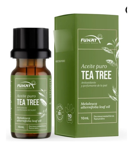 Aceite De Arbol De Te Verde ( Tea Tree Oil) Funat X3 