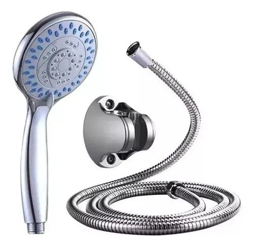 comprar Kit De Ducha Teléfono Manguera Soporte Cromado Acero Inox