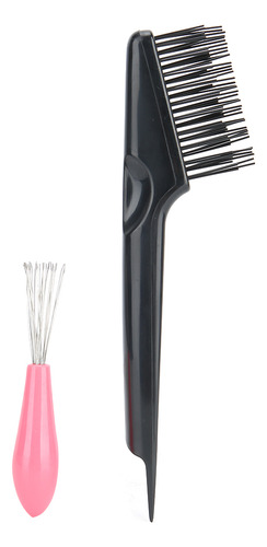 2 Unids/set Cepillo Limpiador Para Peines Cepillo Para El