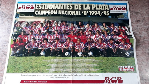 El Gráfico. Estudiantes (lp) Ascenso 1995 Con Póster. 