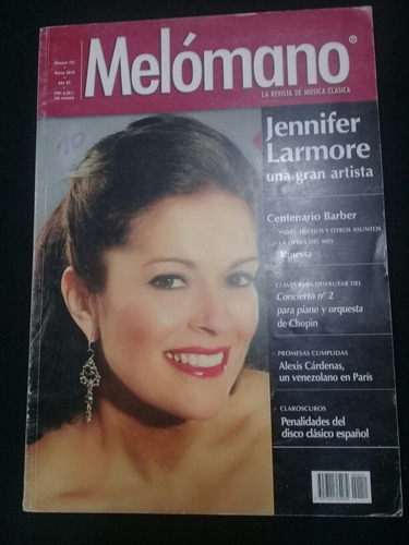 Revista Melomano. Nro: 151. Marzo De 2010.