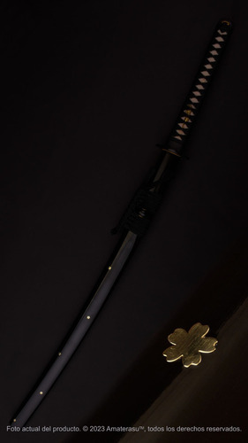 Imagen 3 de 10 de Espada Samurai Katana Kensei Sakura Damasco Temple Completo