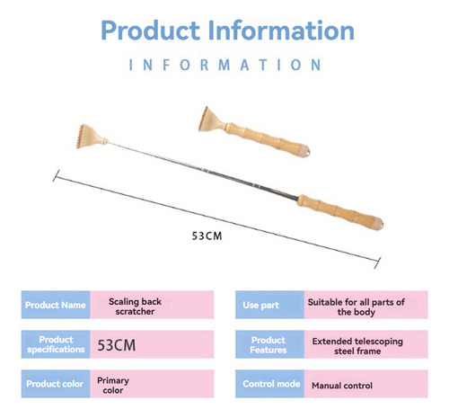 Scoping Bamboo Backscher Com Embalagem De Presente Para Adul