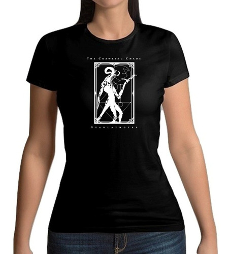 Playera Nyarlathotep Chaos Lovecraft Cthulhu Mujer