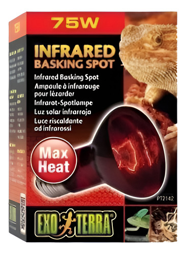 Foco Infrarojo 75 Watts Exo Terra Envio Incluido