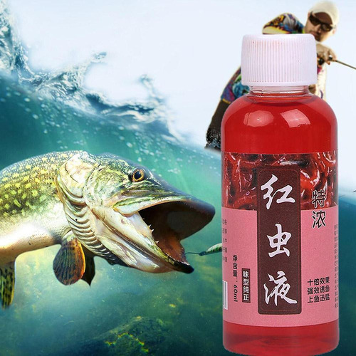 Aditivo Líquido For Cebo Con Aroma A Gusano Rojo 60 Ml,2 Un