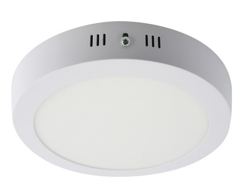 Plafon Techo Foco Sobrepuesto Panel Led Lampara Redondo 18w