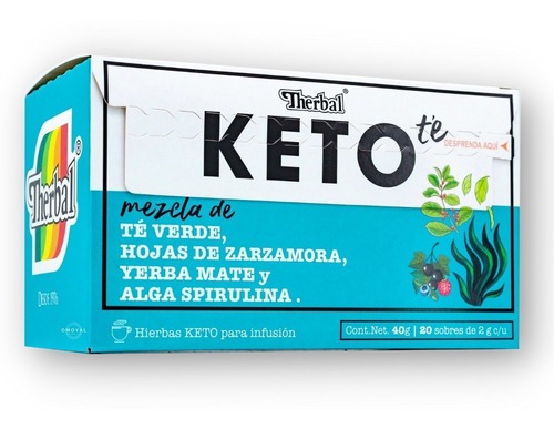 Te De Hierbas Keto Therbal 20 Sobres 