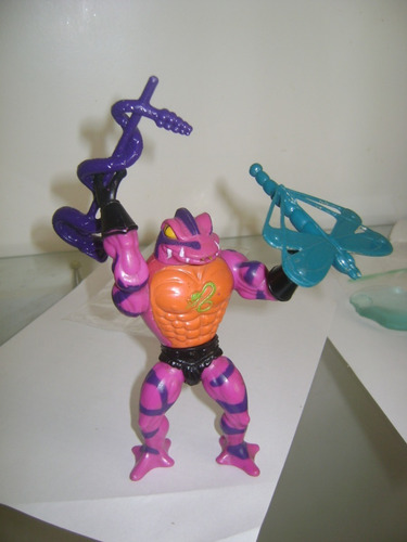  Motu He-man Tung Lashor Completo Con Armas  Mattel Inc 1985