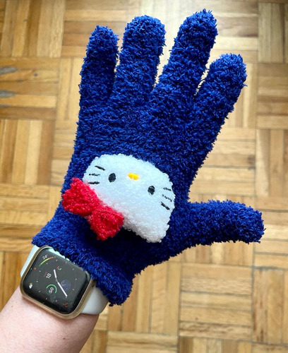Guantes Invierno Frío Hello Kitty Unitalla