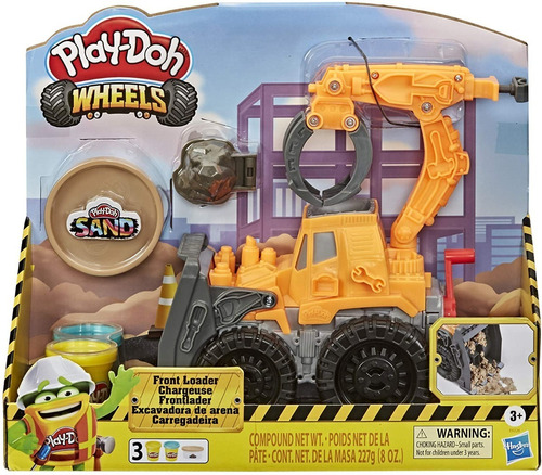 Imagen 1 de 8 de Play-doh Wheels  Excavadora De Arena