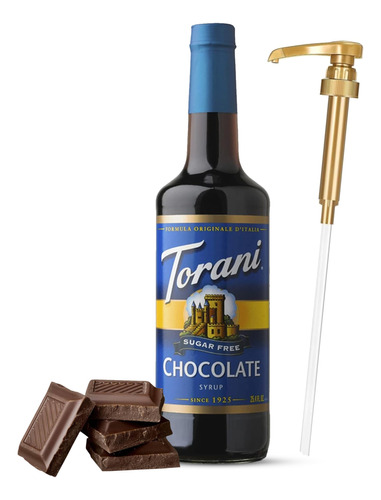 Torani - Jarabe De Chocolate Sin Azucar Para Cafe, 25.4 Onza