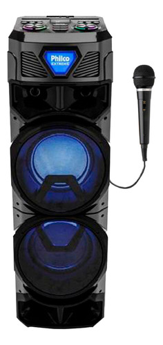 Caixa De Som Amplificada Philco Pcx21000 2100w Exbass-1mic