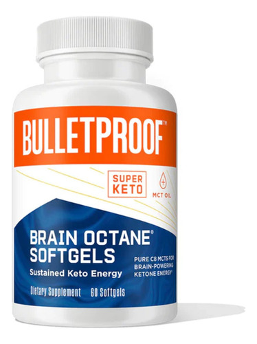 Bulletproof Brain Octane C8 Tcm Importado 60 Softgels Cáps