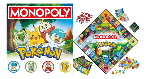 Monopoly Pokémon Hasbro Gaming En Español