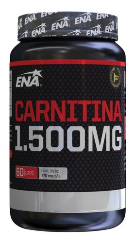Carnitina 1500 Mg (60 Caps) Ena Sport- Quemador Grasa