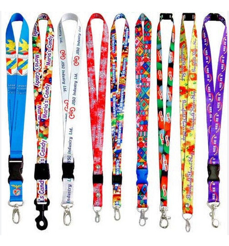 Llaveros Cintas Colgantes Lanyards Personalizadas X10