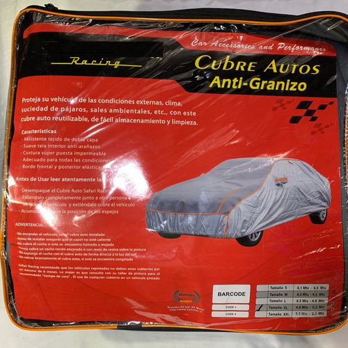 Imagen 3 de 6 de Funda Cubre Auto Anti Granizo Goma Eva Xxl 5.3m-5.7m F495