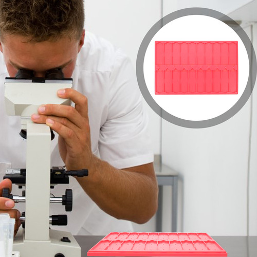Soporte Portaobjetos Para Microscopio, Tabla De Almacenamien