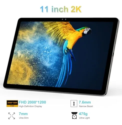 Tablet Android 14 De 11 Pulgadas Con Pantalla 2000* 1200 2k