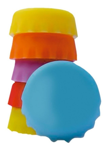 Imagem 2 de 3 de Tampas De Silicone Para Garrafas 3 Peças - Prana