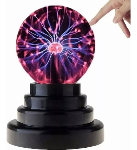 Lámpara De Plasma Tesla Velador Escritorio Decorativas