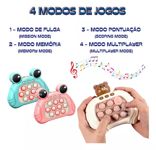 Pop It Jogo Game Educativo Anti Stress Divertido Infantil +3 Anos