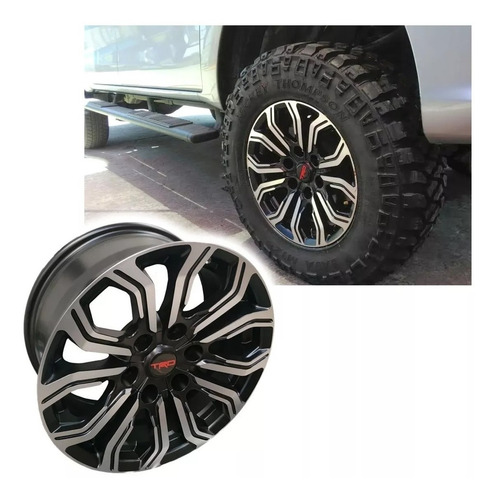 Imagen 2 de 6 de Rin Toyota Hilux Tacoma Trd Revo 17x8 Precio X 4 Piezas