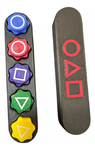 Jogo Coreano Gonggi - Round 6 C Estojo Prático Kit Com 3 Uni