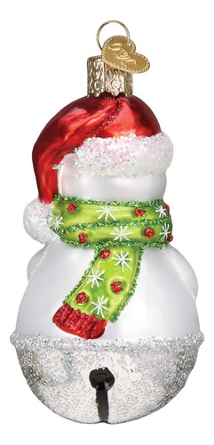Old World Christmas Jingle Bell Snowman Ornament, Multi