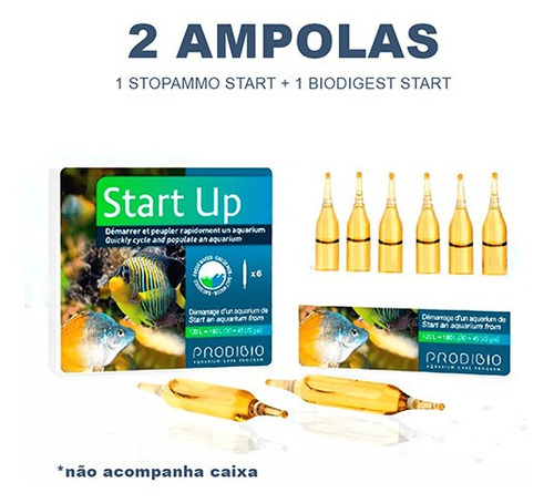 Prodibio Start Up - 2 Ampolas Stopammo +biodigest