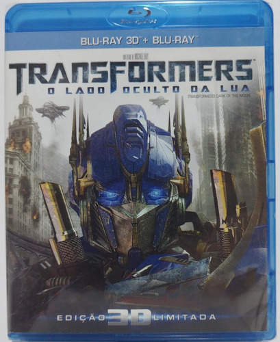 Blu-ray 3d + Blu-ray Transformers - O Lado Oculto Da Lua Nov
