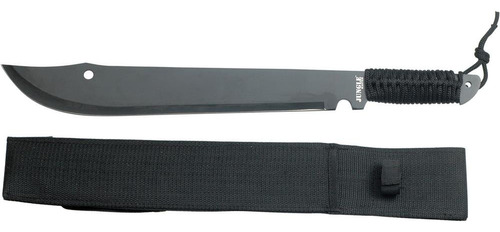 Jungle Master Jm-021 Machete Con Hoja Completa, Color Negro,