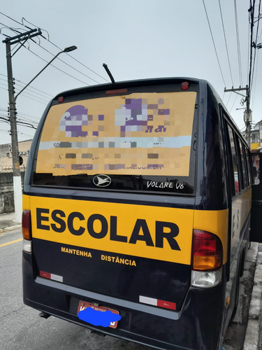 Micro Ônibus Volare V6 Ano 2007 Com 26 Lugares Motor Mwm.